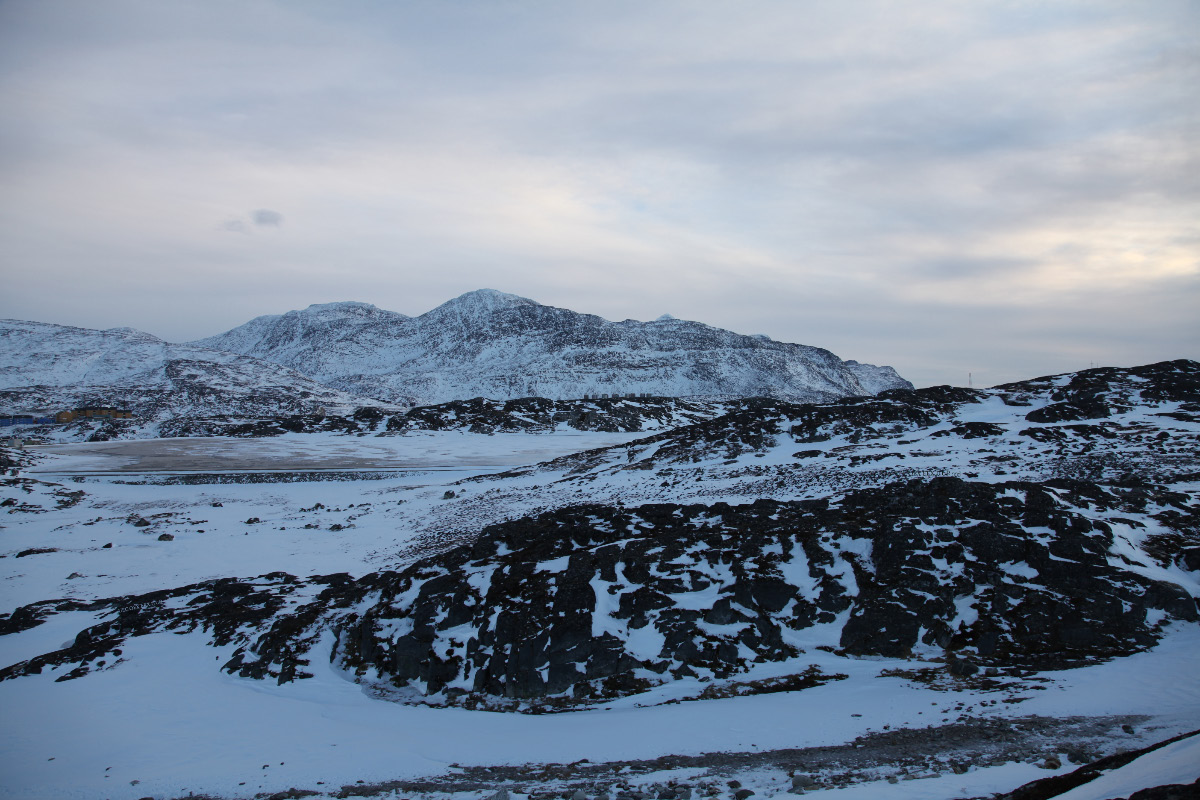 Greenland rock and ice