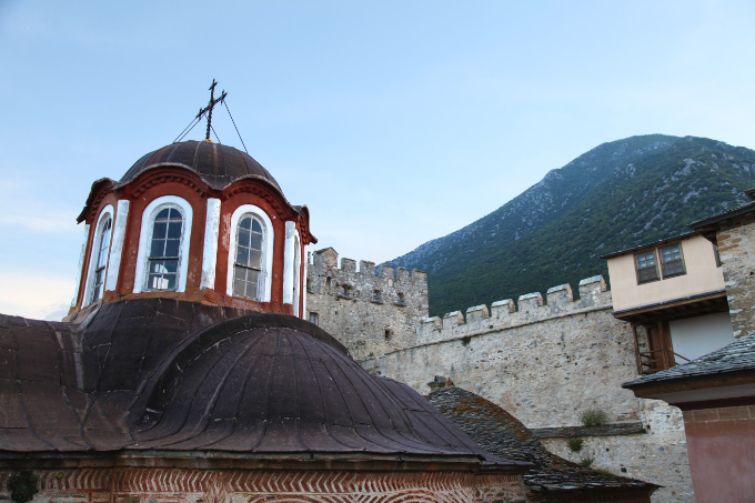 Church at foot of Mount