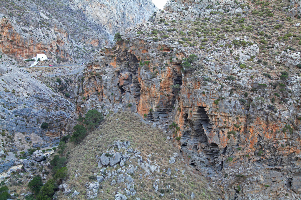 the lush vegitation of Crete