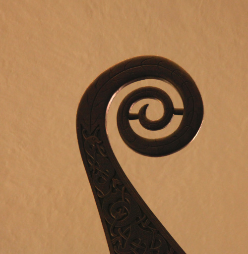 detail from the Osebergskipet – Oseberg Ship