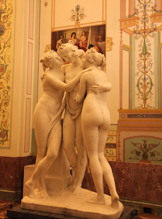 The Three Graces by Antonio Canova